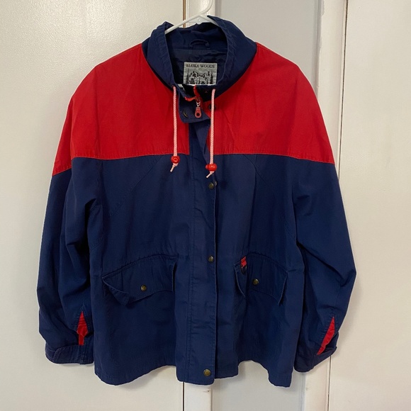 Alaska Woods Other - VINTAGE Alaska Woods Blue Red Block Jacket - XL